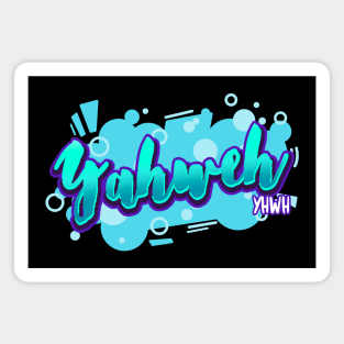 Yahweh - Hebrew name of God - Bible - Faith Based Christianity Magnet